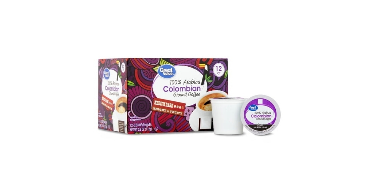 colombian ground coffee pods