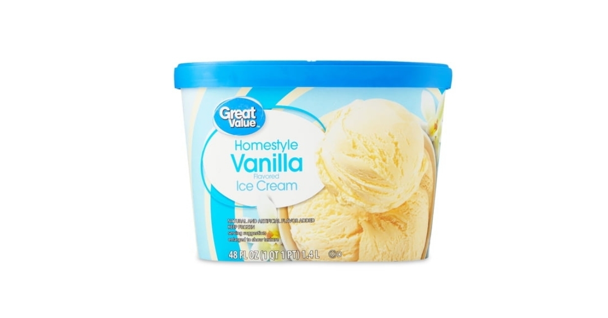 homestyle vanilla flavored ice cream