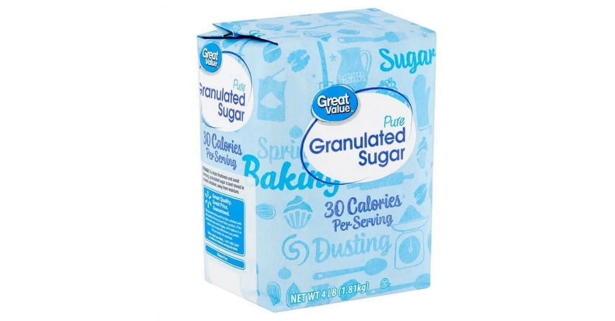 pure granualted sugar