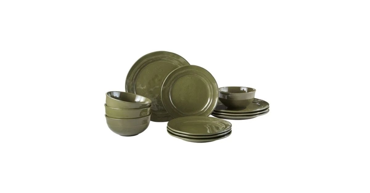 stoneware dinnerware set