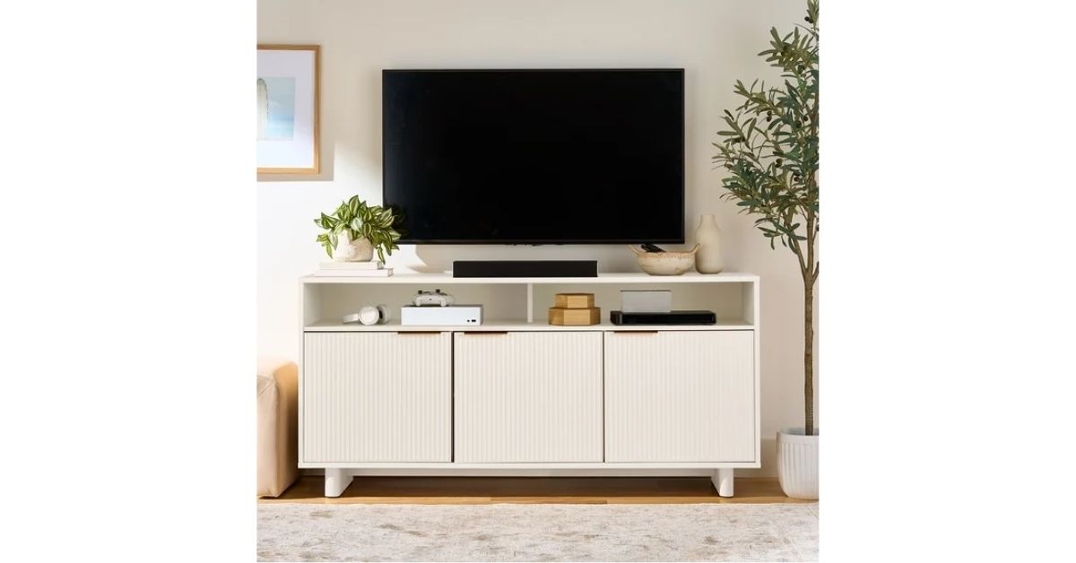 lillian fluted tv stand