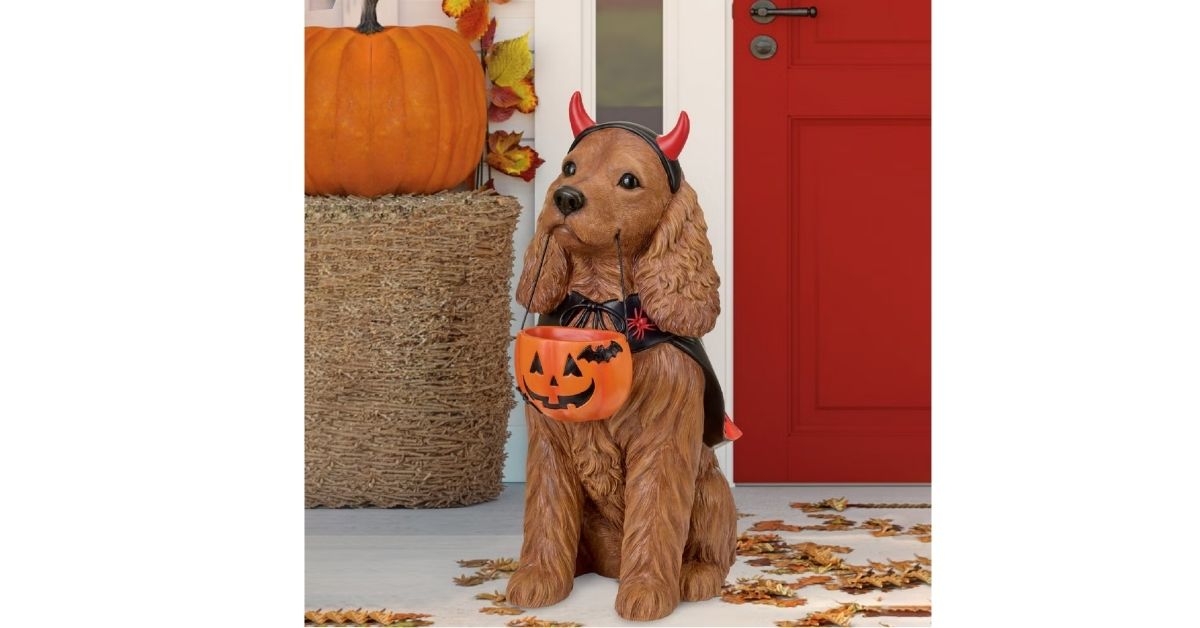 halloween dog greeter