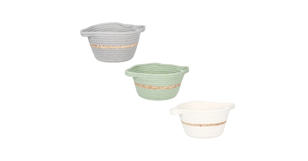 woven cotton basket