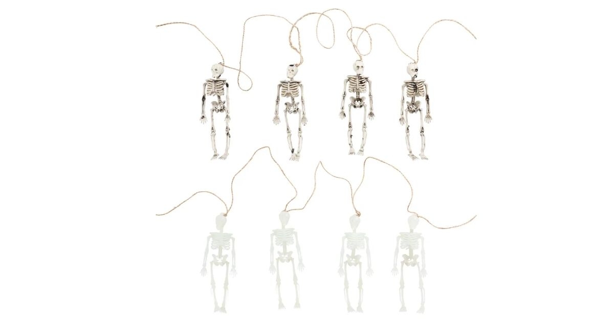 halloween skeleton garland