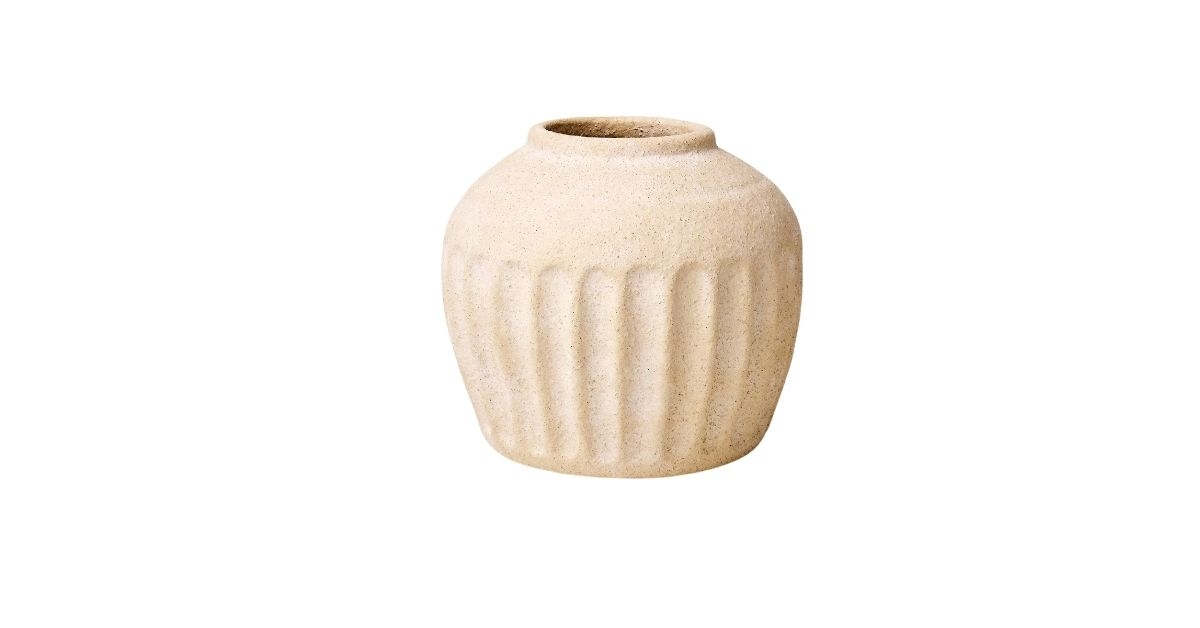 Target vs Pottery Barn Carved Ceramic Vase