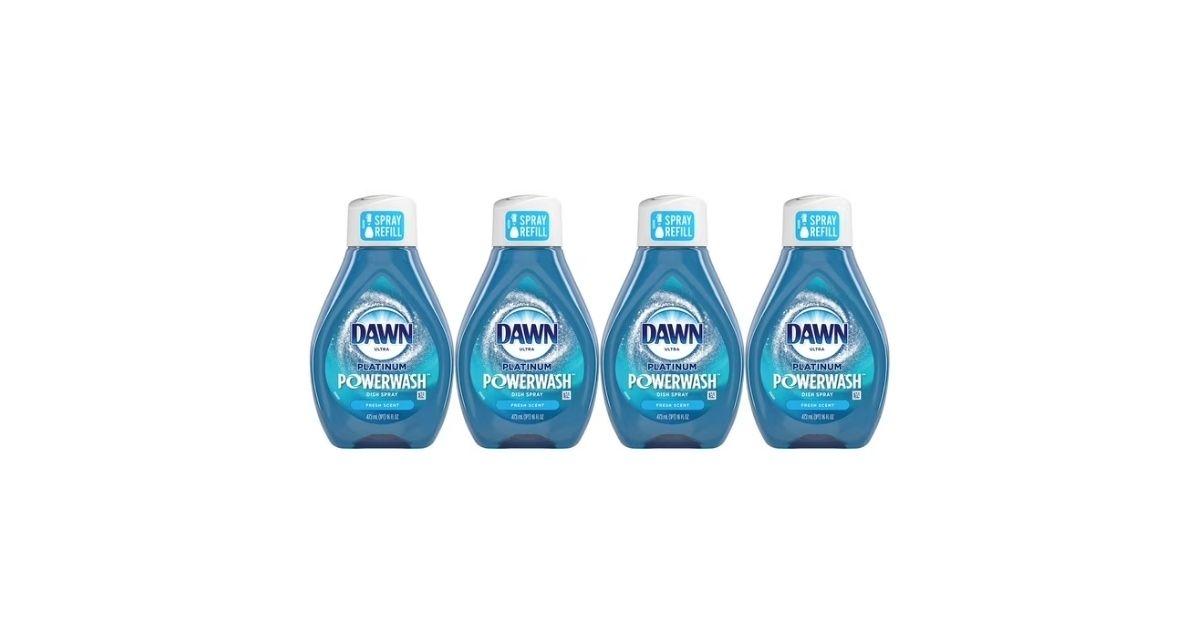 dish soap spray