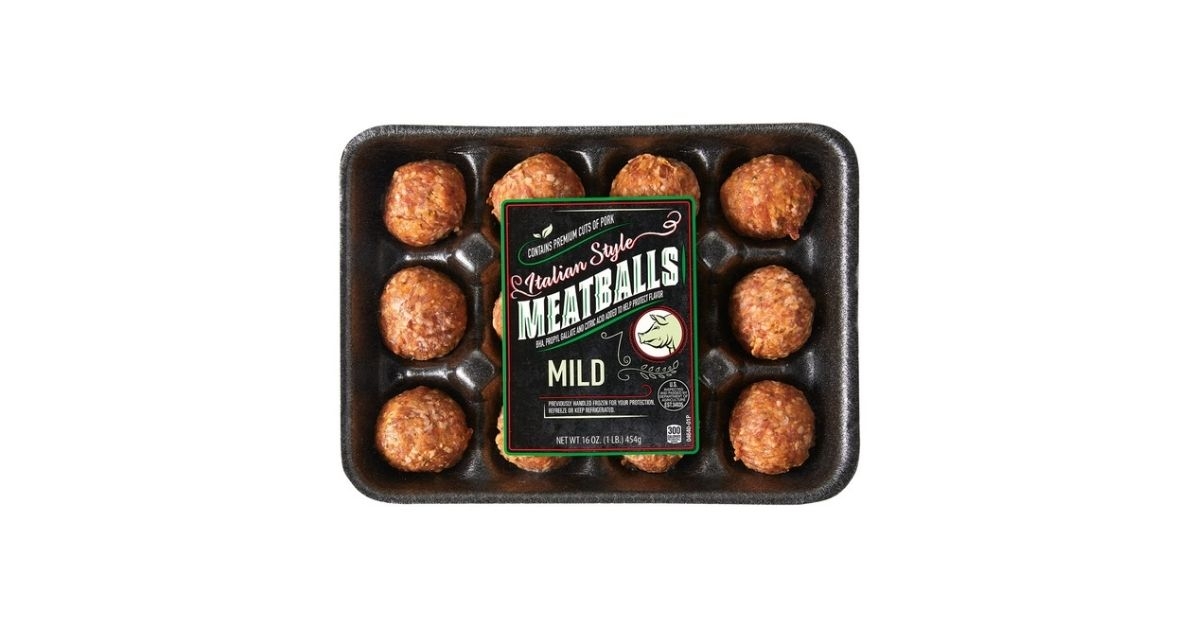 mild pork italian style meatballs