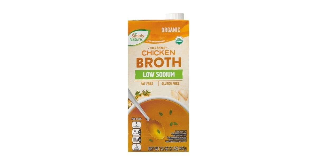 organic low sodium chicken broth