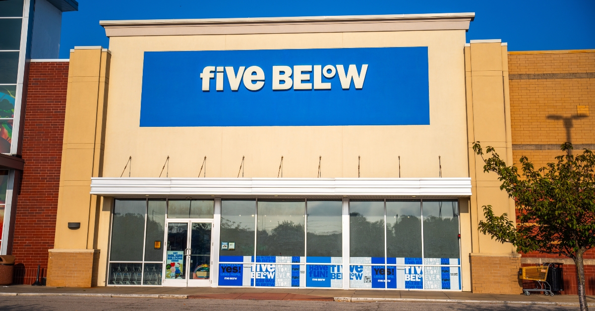 Five Below front entrance
