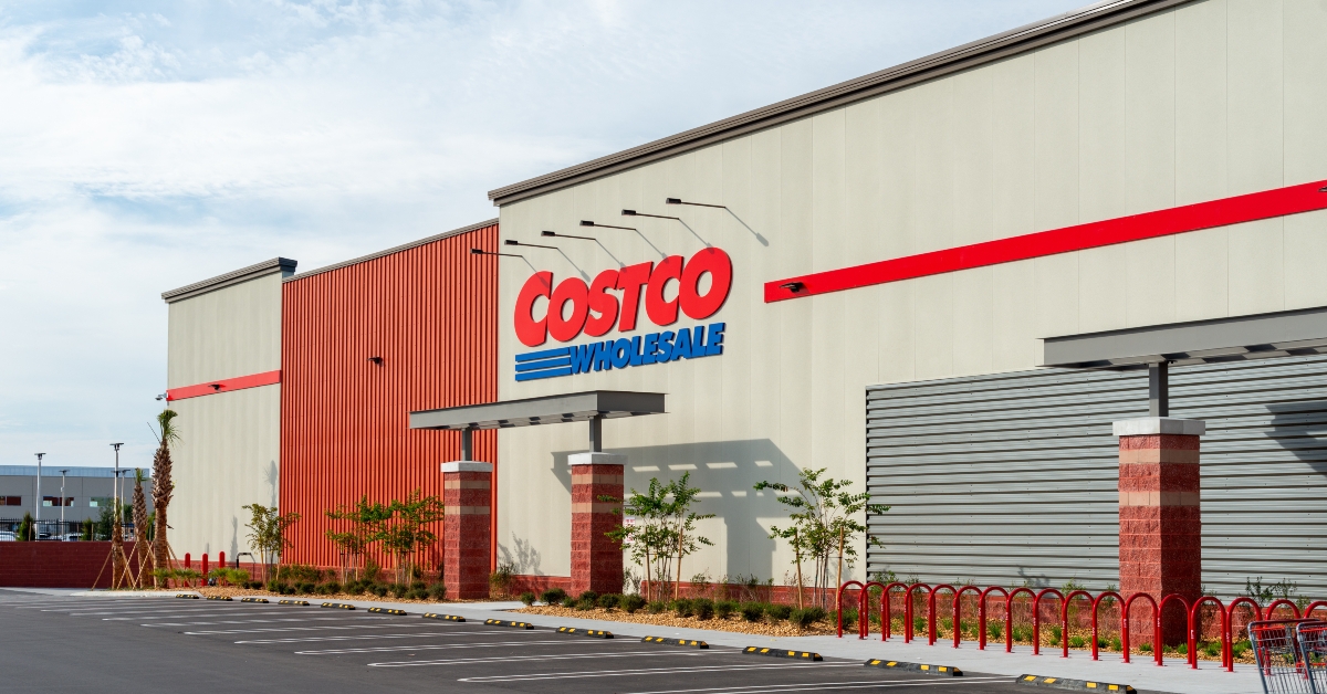 exterior view of costco wholesale store