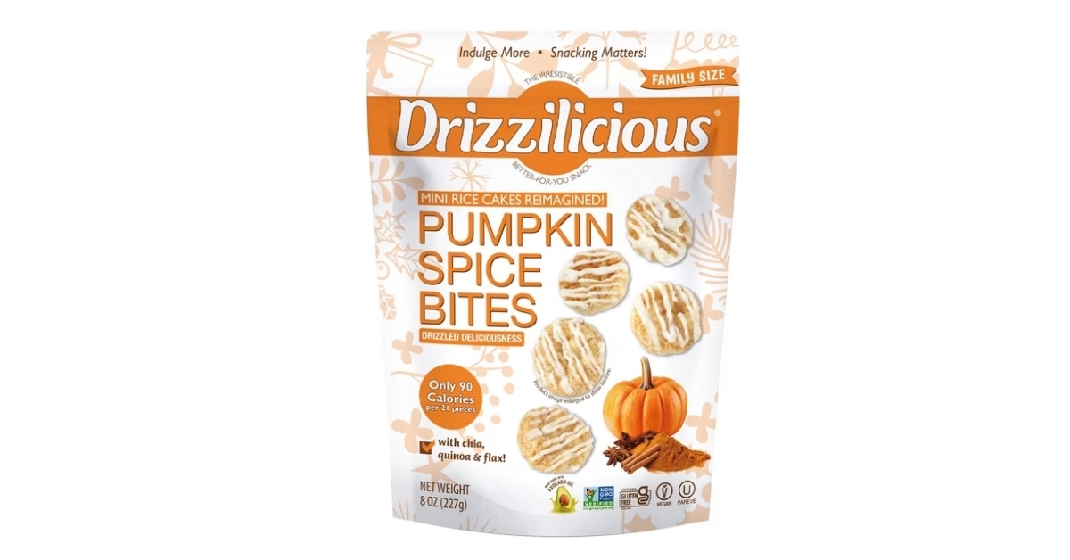 pumpkin spice mini rice cakes