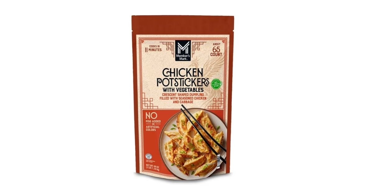 chicken potstickers with vegetables