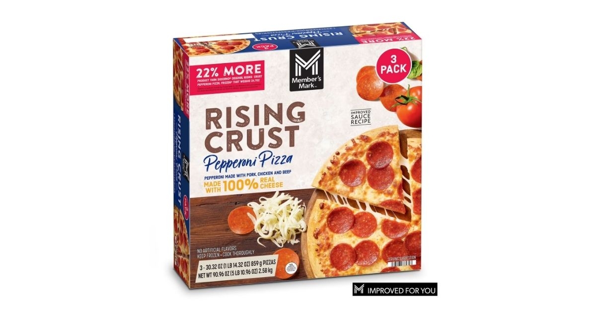 rising cut pepperoni pizza