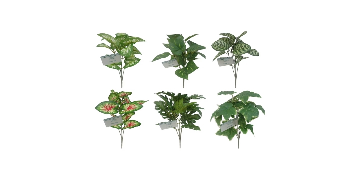 floral garden artificial greenery bush