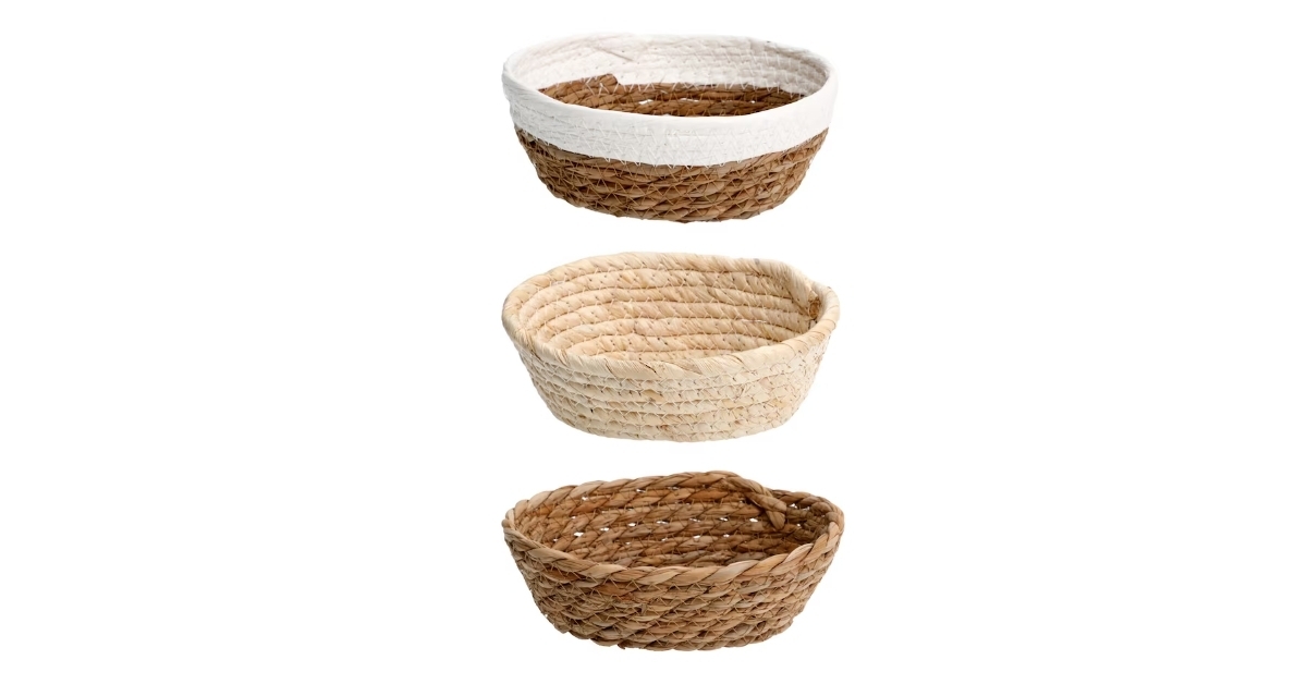 shore living woven basket