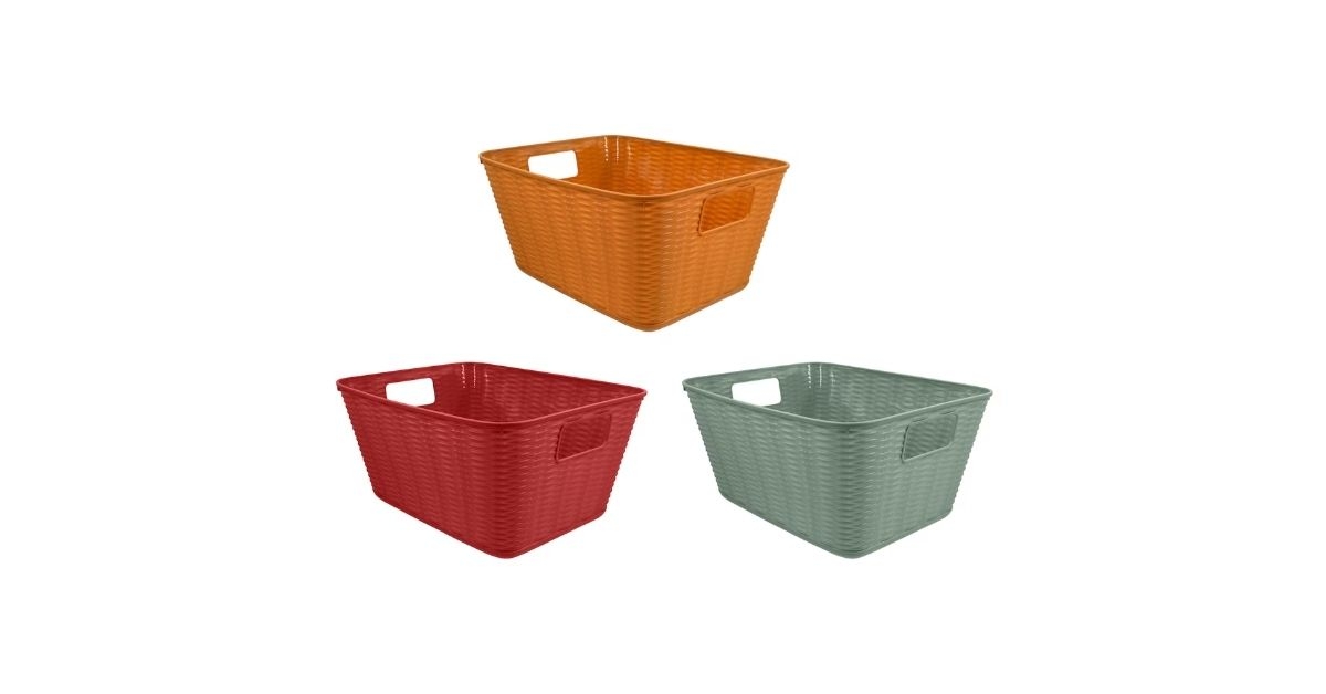 rectangular basket