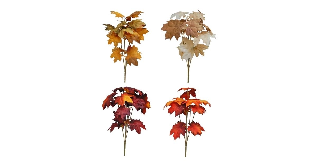 artificial maple bouquet
