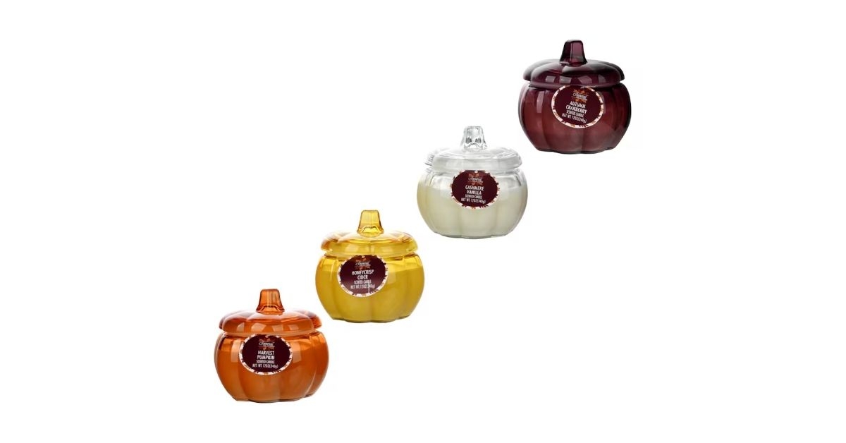 pumpkin jar scented candle