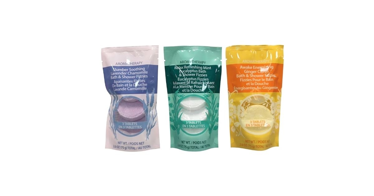 aromatherapy bath and shower fizzies