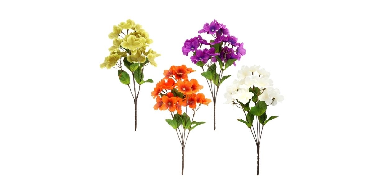 floral garden faux fall hydrangea bush