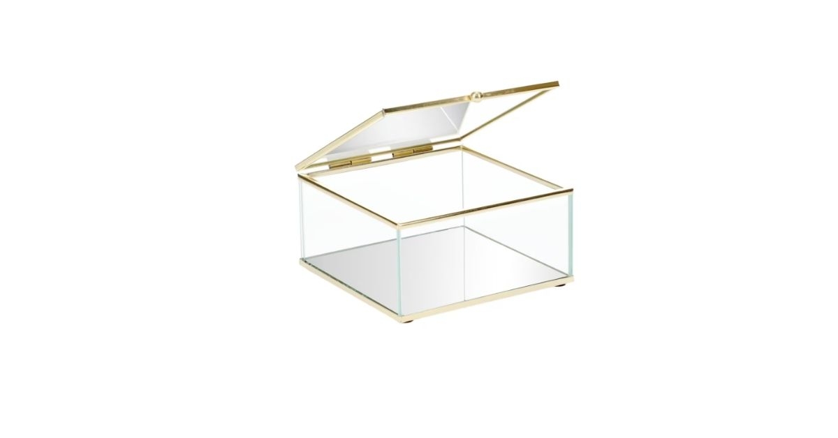 glass trinket box