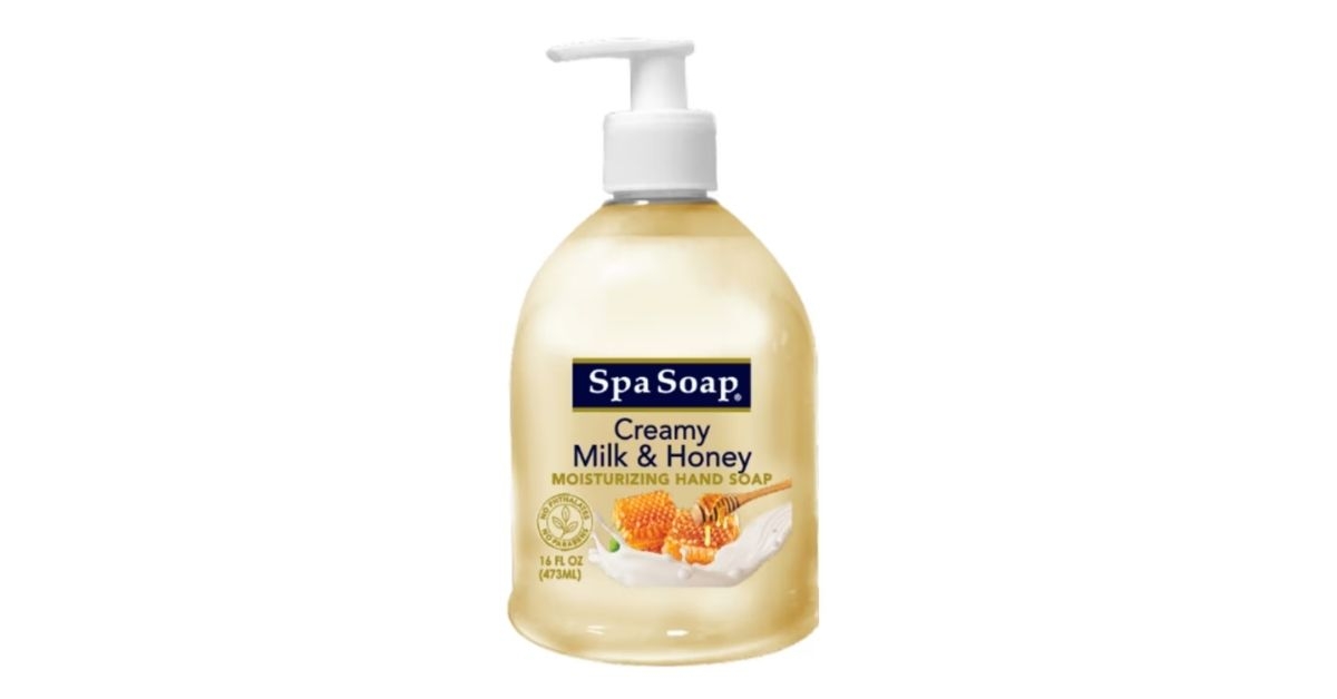 creamy milk and honey hand soap