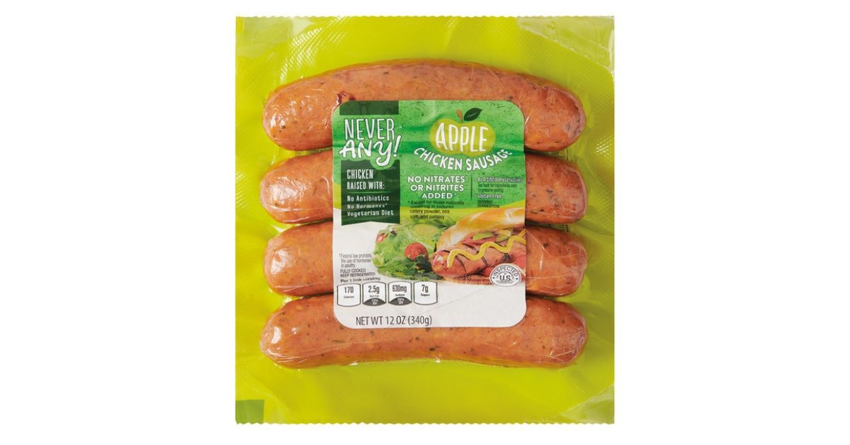 Never Any! Apple Chicken Sausage
