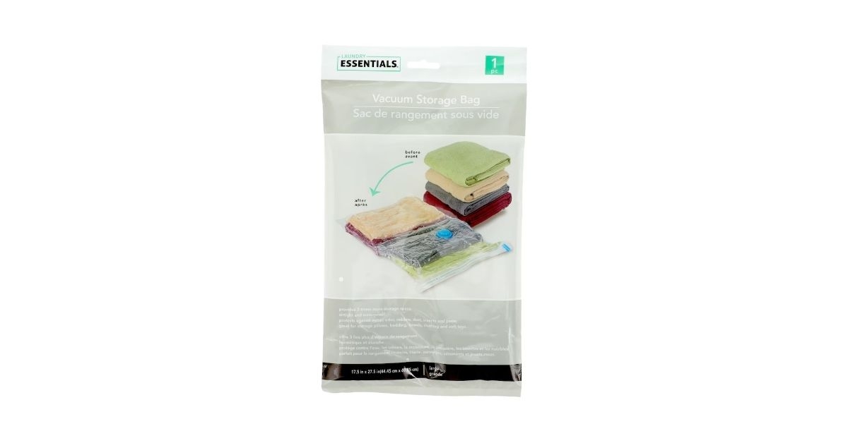 Dollar Tree large vacuum storage bags