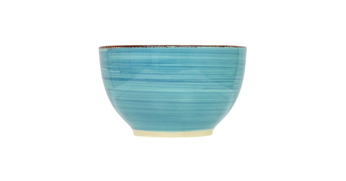 turquoise stoneware bowl