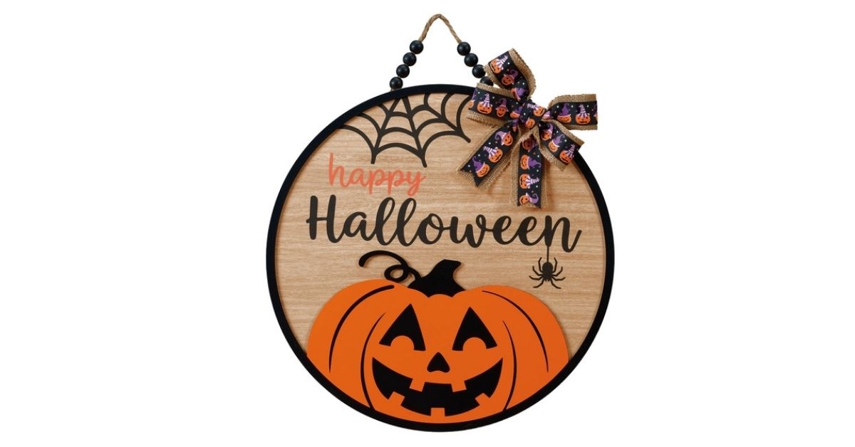 circle sign pumpkin