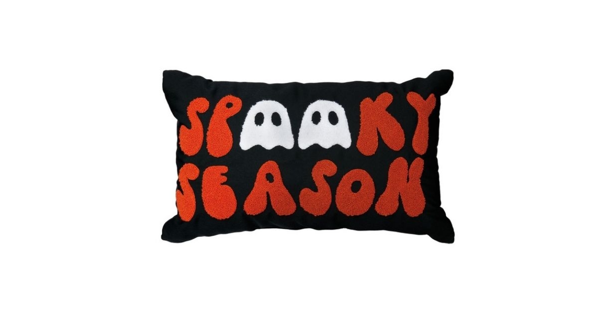 pillow spooky season