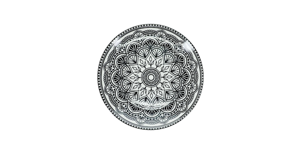 mediterranean pattern plate