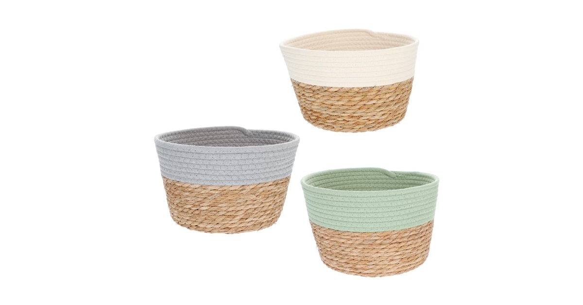 woven rope basket
