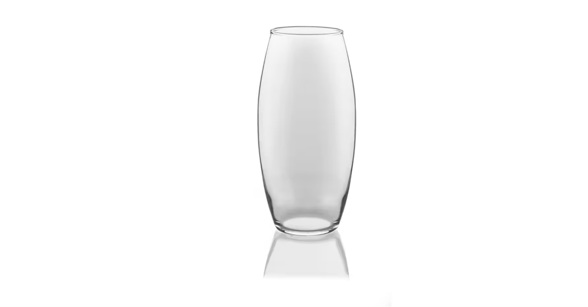 floral glass bala vase