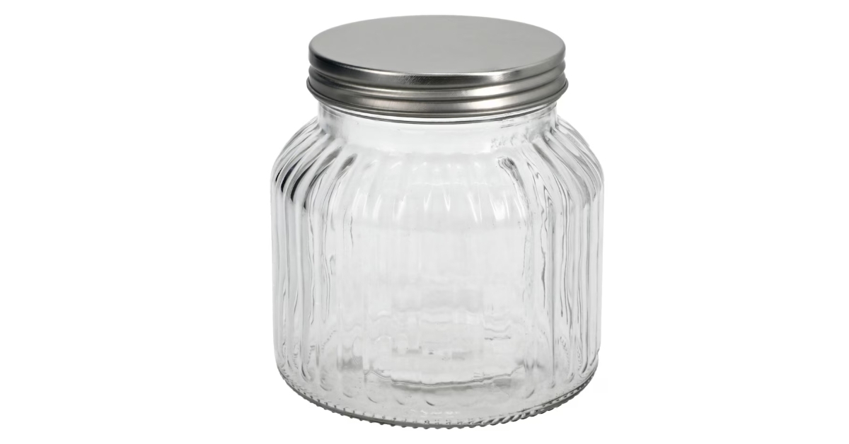 glass jar with lid