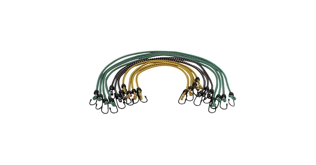 Harbor Freight HAUL-MASTER Assorted Length Elastic Stretch Cords, 12-Piece