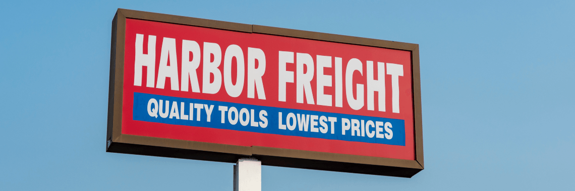 Harbor Freight store sign