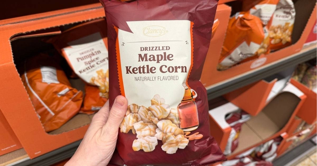 drizzled maple kettle corn