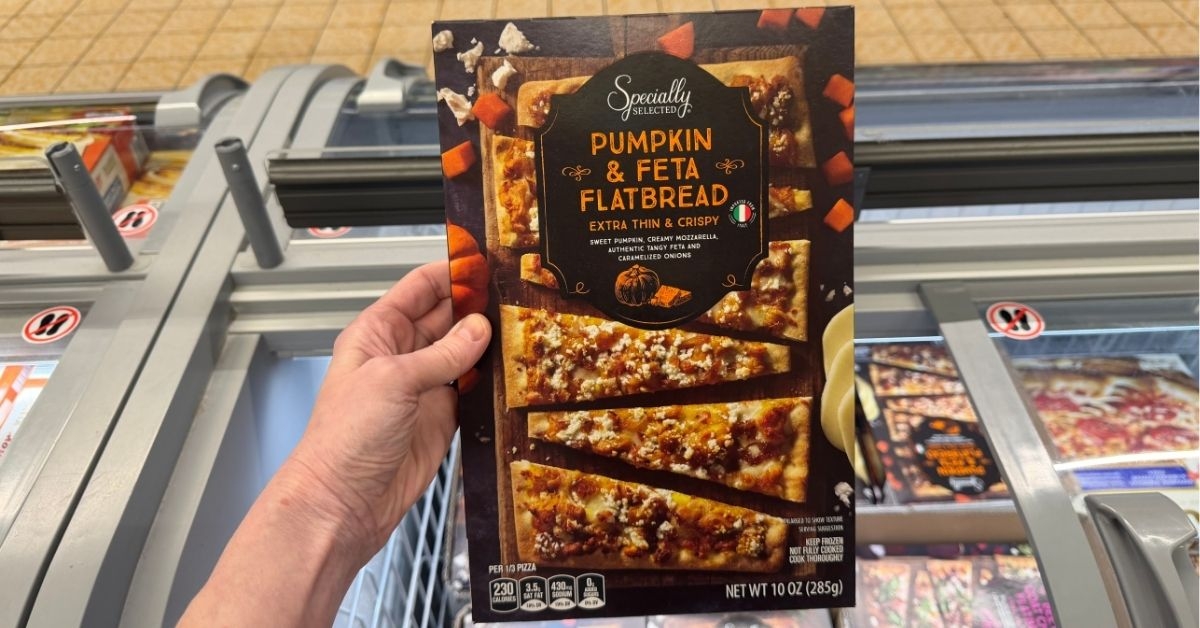 pumpkin and feta flatbread