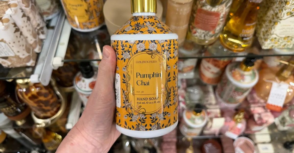 pumpkin chai hand soap
