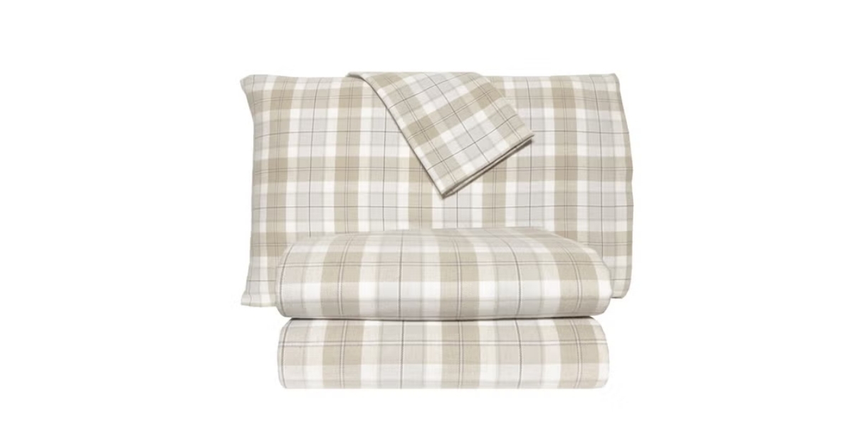 portuguese cotton flannel sheet set