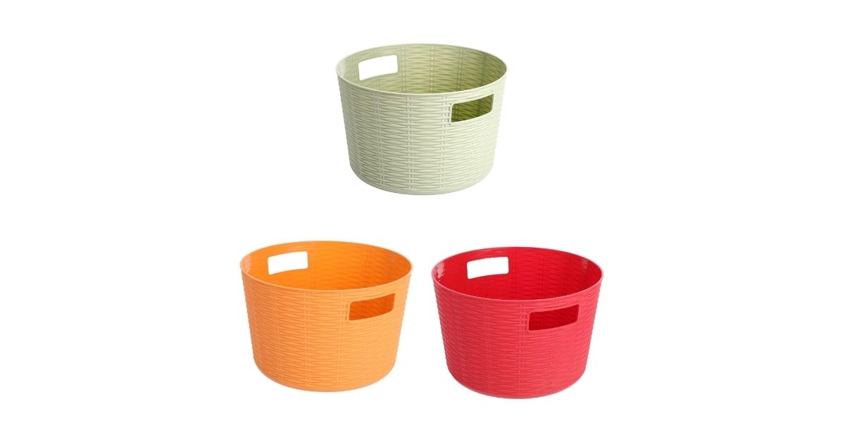 harvest round baskets