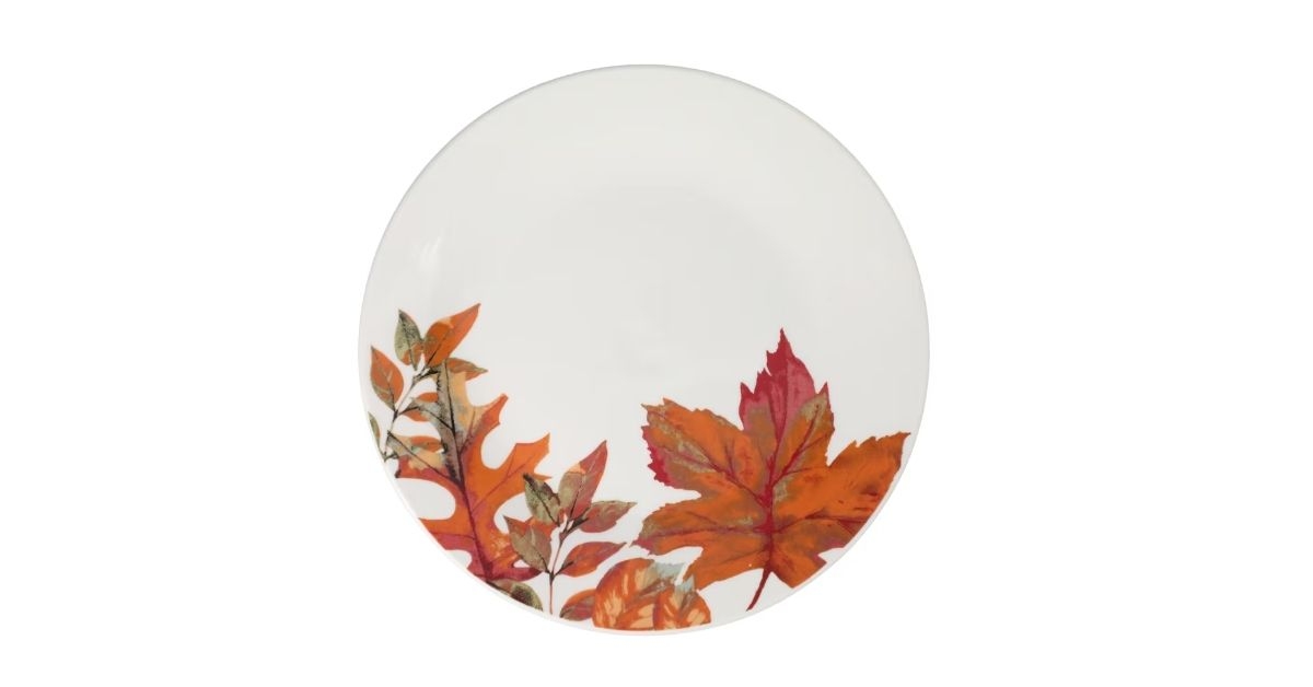 royal norfolk fall ceramic plates 