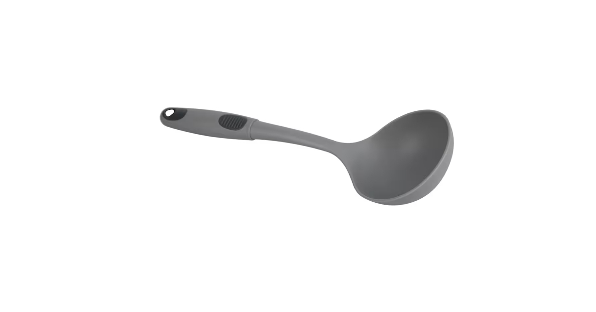 grey nylon ladle