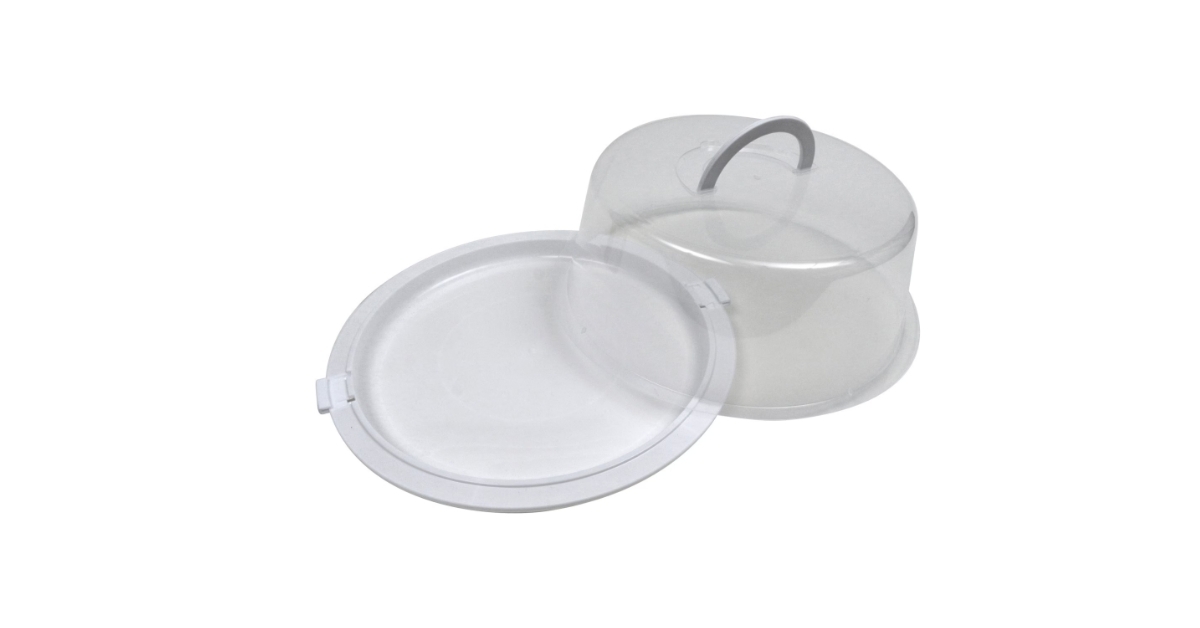reusable plastic cake container