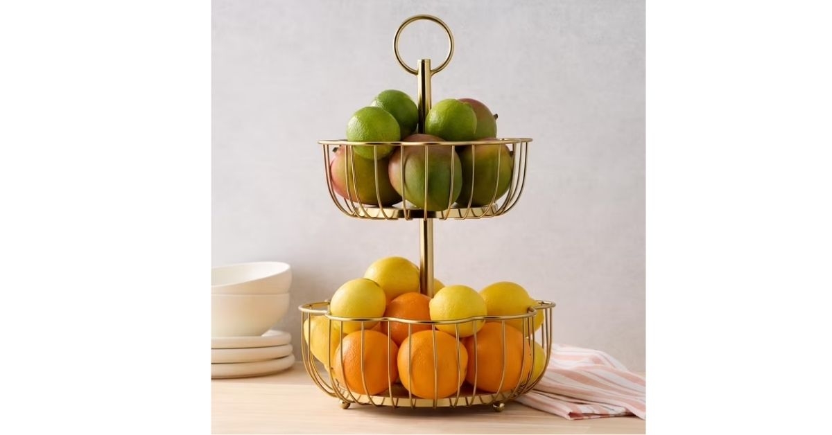 scalloped wire basket