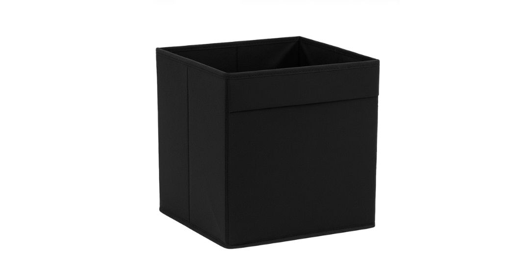 Dollar Tree  Essentials Black Collapsible Storage Containers with Handles