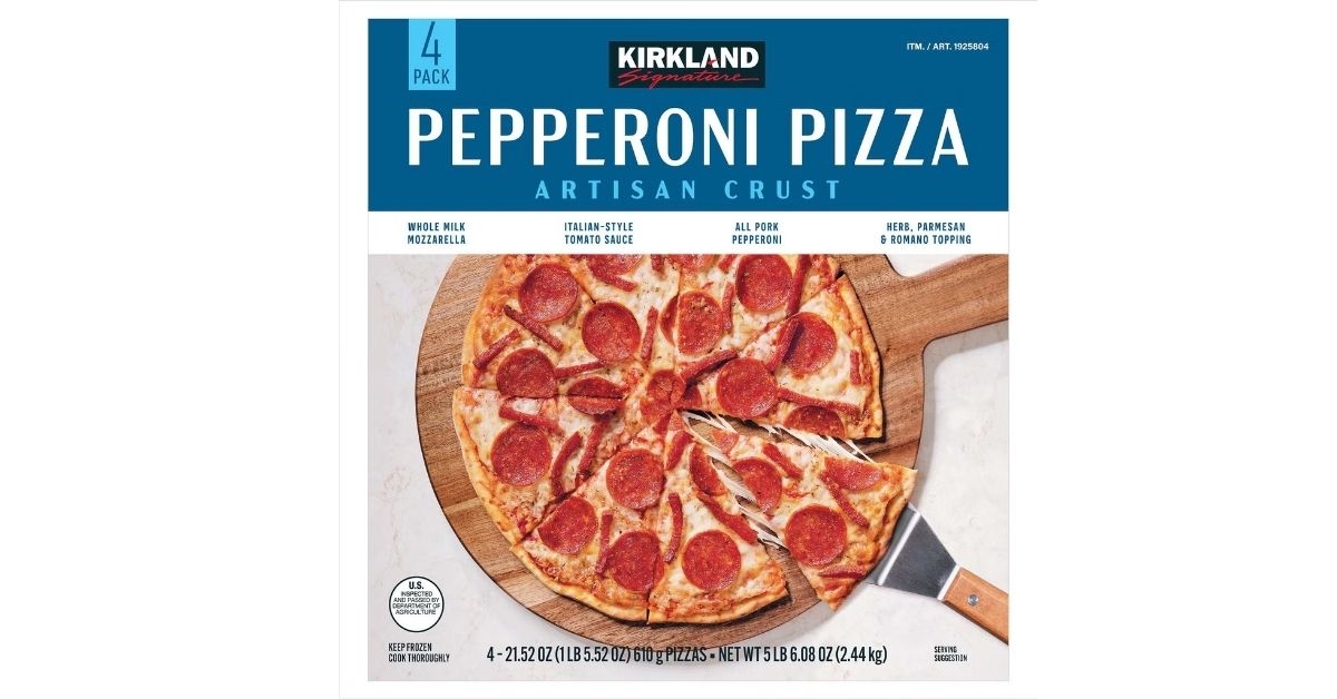 Kirkland Signature Artisan Crust Pepperoni Pizza