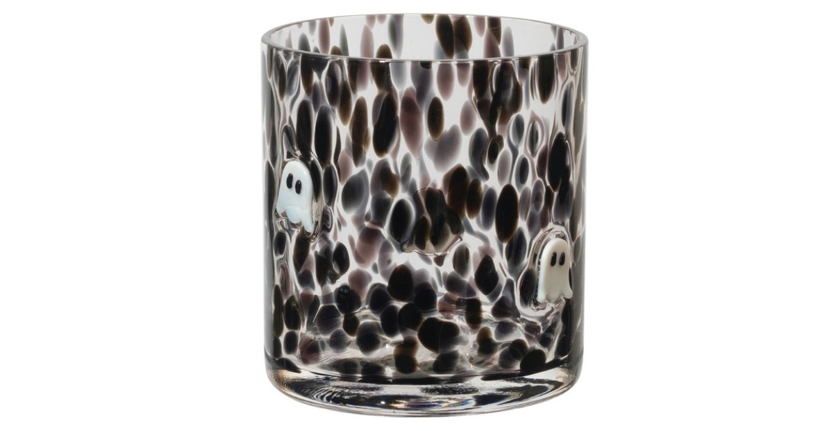 halloween drinking glass