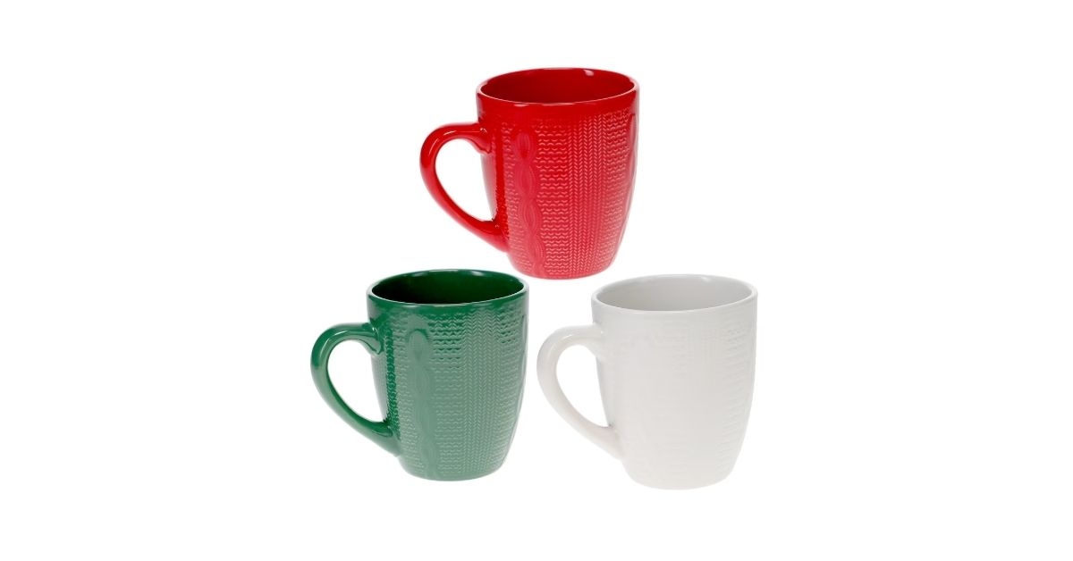 embossed mug